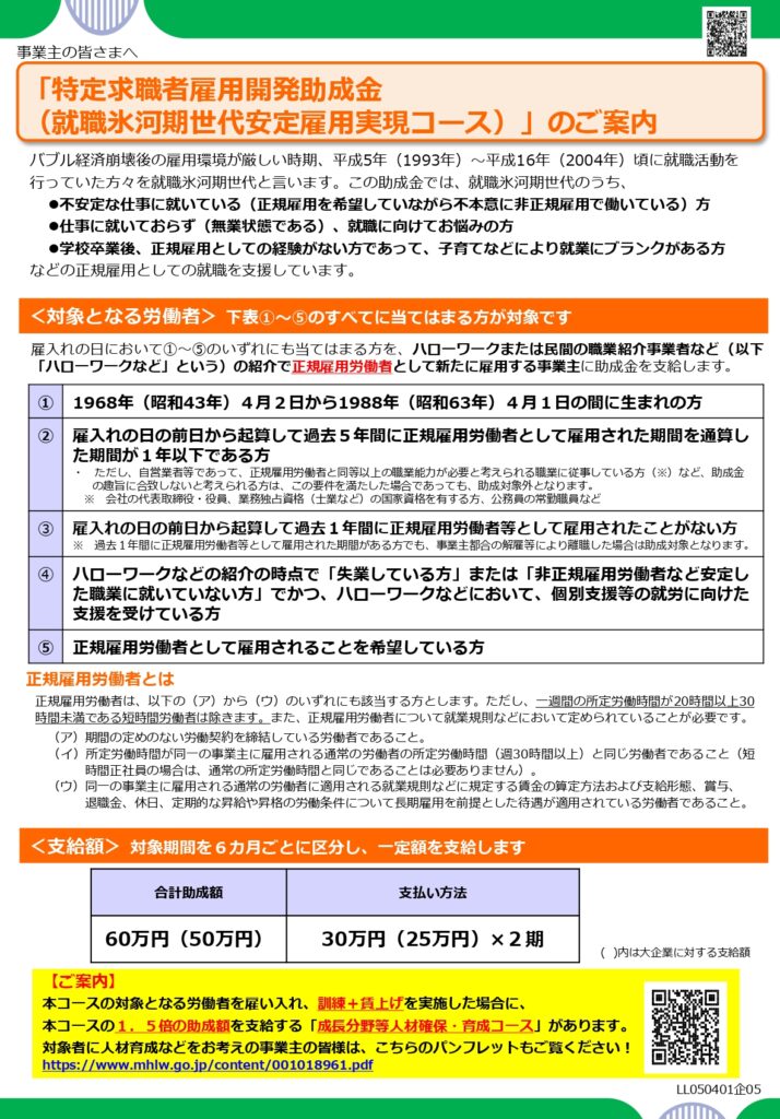 特定雇用開発助成金 Page 0001